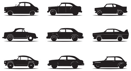black silhouette car bundle