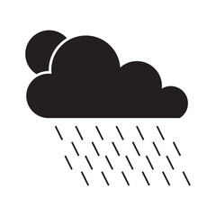 Weather icon . Containing temperature, sun, rain, snow, cloud, humidity, summer, winter, spring, cloudy and rainy season. Climate symbol. vector illustration . EPS 10/AI