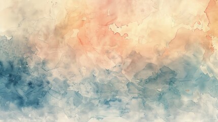 Fototapeta premium Dreamy watercolor texture with soft, pastel colors, perfect for peaceful and serene designs