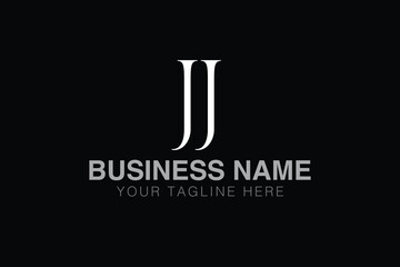 JJ J jj initial logo | initial based abstract modern minimal creative logo, vector template image. luxury logotype logo, real estate homie logo. typography logo. initials logo