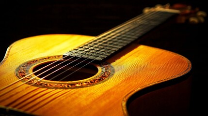 Fototapeta premium Close-up of a Classical Guitar