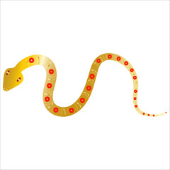 Naklejka premium Chinese 2025 New Year Zodiac Asia Snake