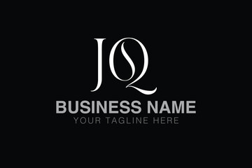 JQ J jq initial logo | initial based abstract modern minimal creative logo, vector template image. luxury logotype logo, real estate homie logo. typography logo. initials logo