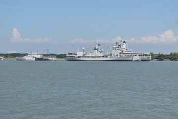 Indonesian National Army Navy base in the city of Surabaya. This base is a large warship base
navy, army, soldier, s