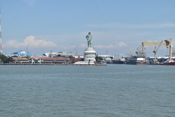 Indonesian National Army Navy base in the city of Surabaya. This base is a large warship base
navy, army, soldier, s