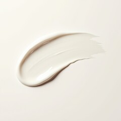 Balm swatch, A smear of cream on a blank background.
