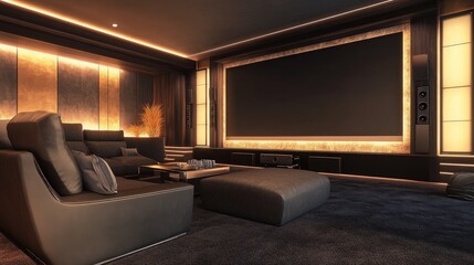 Luxury Home Theater Design: A Modern Entertainment Space
