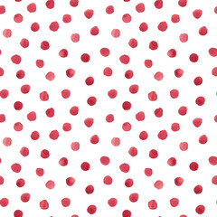 Abstract watercolor polka dots confetti background