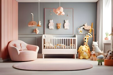 interior of a baby room