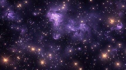 Obraz premium dark honey starfield, constellation Gemini, dark honey, dark purple, dark violet