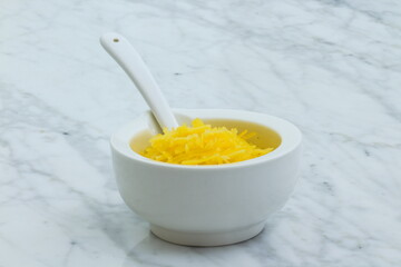 Aged and matured parmesan cheese