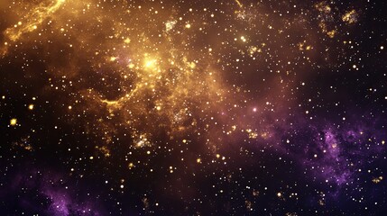 Fototapeta premium dark ochre starfield, constellation Capricorn, dark ochre, dark purple, dark violet