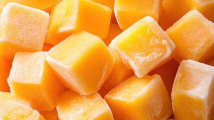 A pile of cubes that are made out of cheese, AI