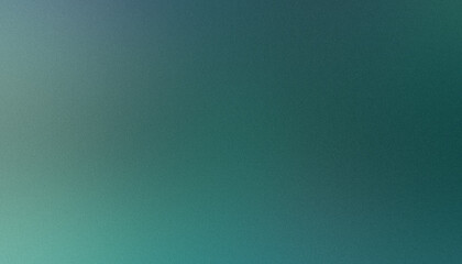 Fototapeta premium Grainy gradient background fading from light blue to dark teal