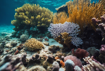 Obraz premium coral reef with fish