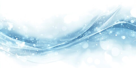 a white and light blue background with an abstract