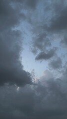storm clouds timelapse