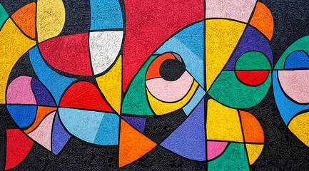 Fototapeta premium abstract pattern with multicolored hand drawn elements and funny background.