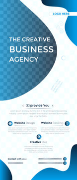 Business roll up banner design for business events, annual meetings, presentations, marketing, promotions, 