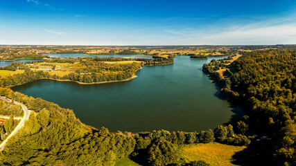 Kaszuby. Jezioro Kłodno i jezioro Białe. © Janusz Lipiński