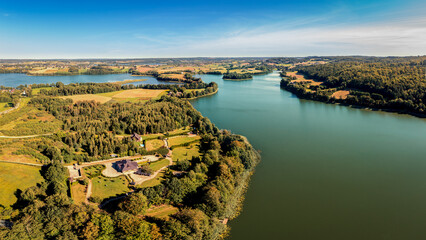 Kaszuby. Jezioro Kłodno i jezioro Białe. © Janusz Lipiński