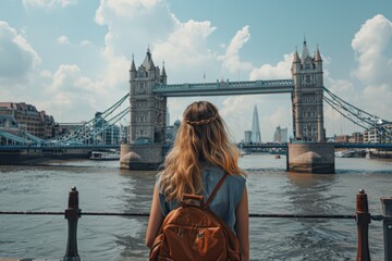 Exploring Tower Bridge at Midday