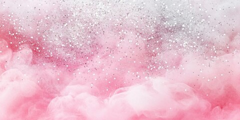 light watercolor, light pink and silver, pastel with glitter, background