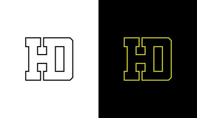 Obraz premium logo HD line art modern 