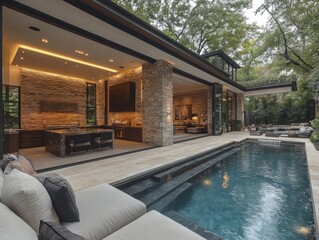 Obraz premium luxury house real estate residential