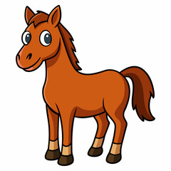  Horse Vector Icon Logo Cartoon Illustrations