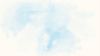 Vector watercolor blue texture for cards. Hand drawn vector texture. blue sky image