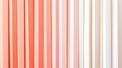 Obraz premium A visually striking arrangement of pastel vertical lines in shades of pink and white, perfect for backgrounds and design projects.