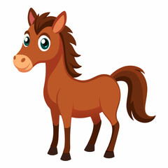 Horse Vector Icon Logo Cartoon Illustrations