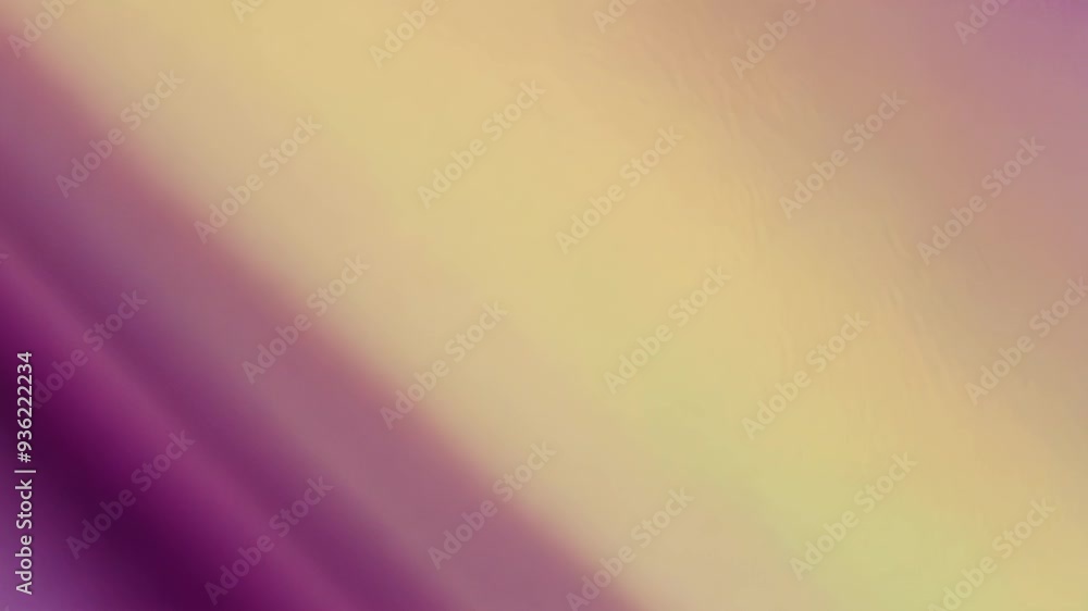 Poster smooth and blurry abstract background forming a gradient going from purple to yellow, ideal for a di