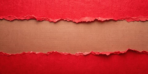 Torn red cardboard paper texture background, red, torn, cardboard, paper, texture, background, ripped, colorful, vibrant, art