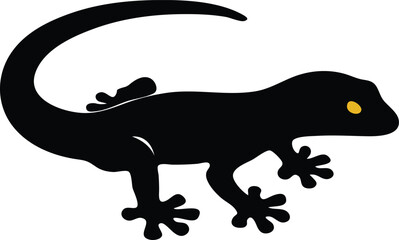 silhouette of a leopard