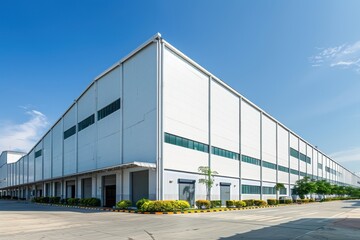 Obraz premium large industrial factory landscape