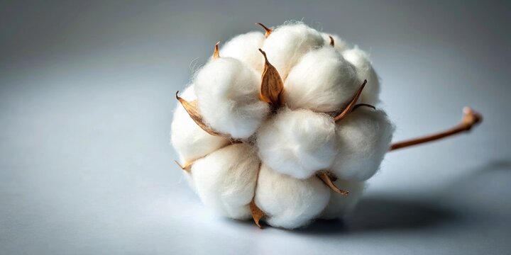 Close-up of a cotton bole with fluffy white fibers , cotton, plant, agriculture, close-up, detail, fluffy, white, fiber, natural