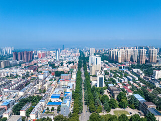 Naklejka premium view of modern city