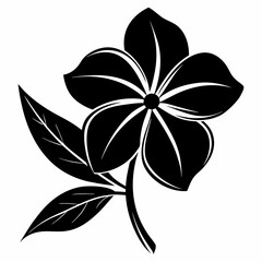 Periwinkle Black silhouette