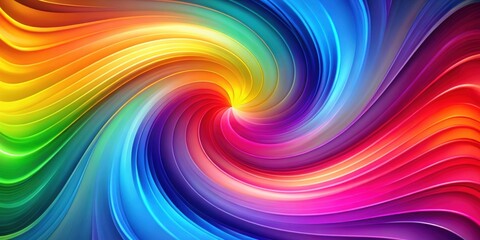 Fototapeta premium Colorful abstract background with vibrant swirling shapes and gradients, abstract, colorful, background, vibrant, swirling