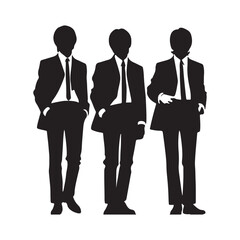 business people silhouettes