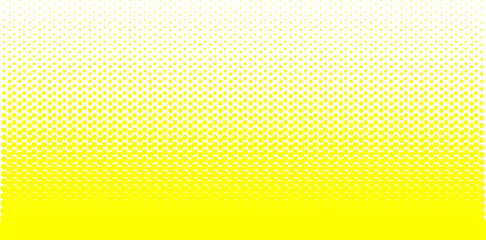 Halftone dots pattern texture background. Abstract vector background. Yellow dotted pattern on transparent background. illustration