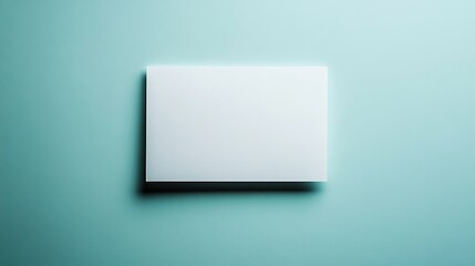 A white square with a shadow on it