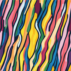 Illustration of Multi color Geometric 