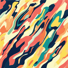 Illustration of Multi color Geometric 