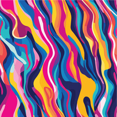 Illustration of Multi color Geometric 