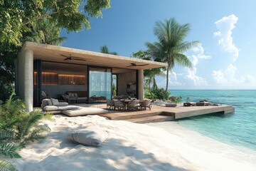 Modern Beach House with Stunning Ocean Views