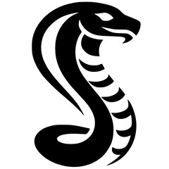 King cobra logo silhouette