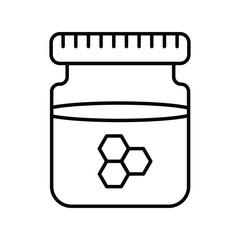 honey leneal icon vector stock illustration